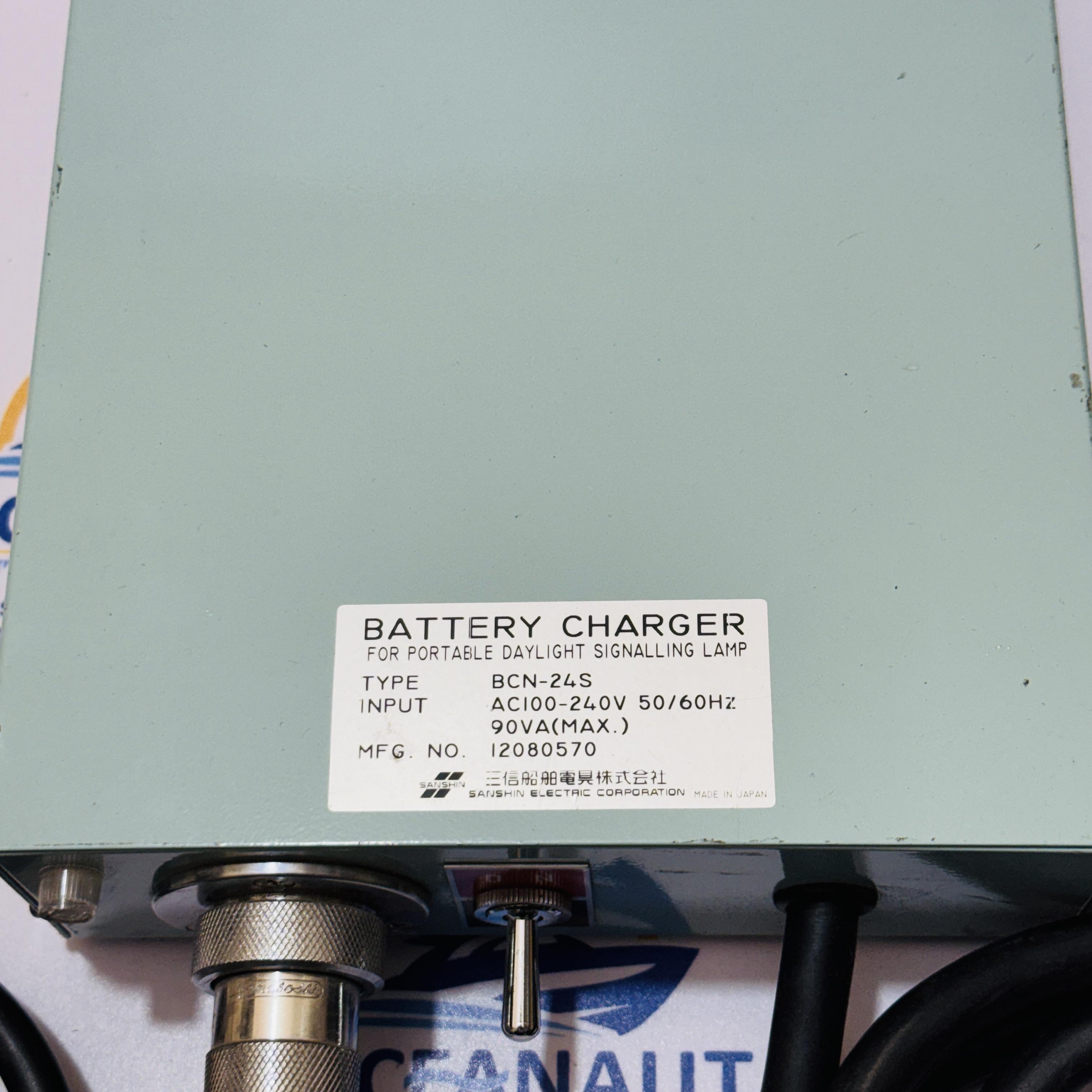 Sanshin Electric Battery Charger BCN-24S For Portable Daylight Signalling Lamp