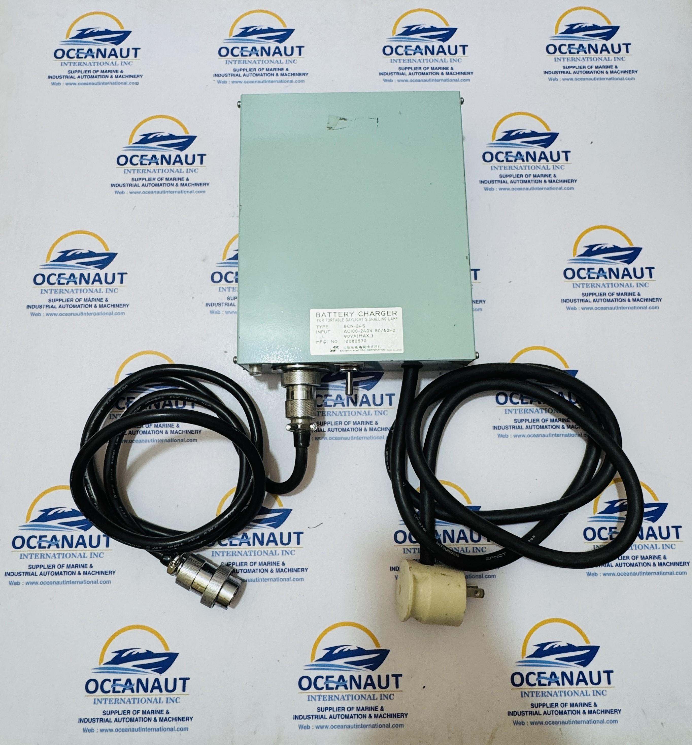 Sanshin Electric Battery Charger BCN-24S For Portable Daylight Signalling Lamp