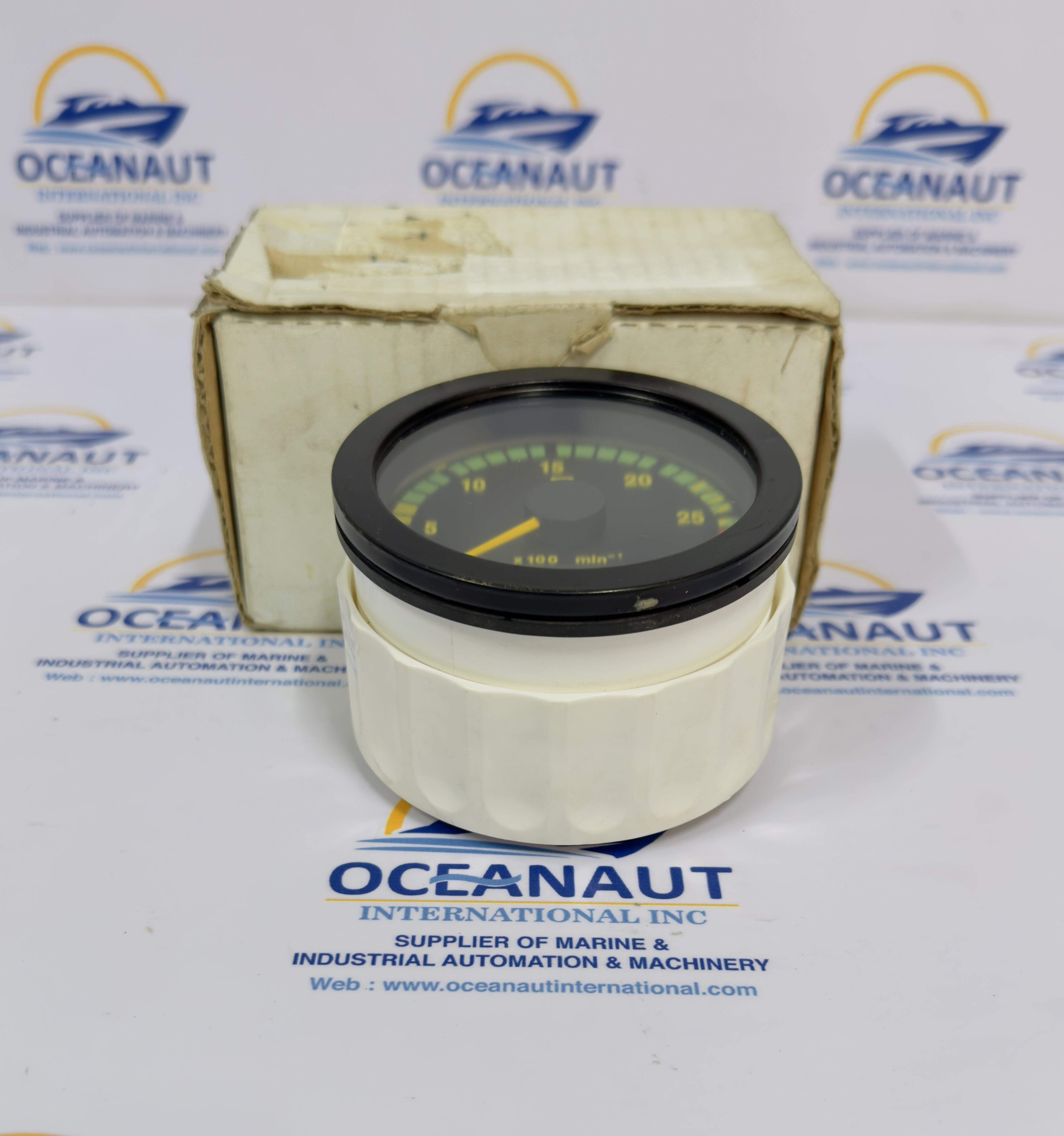 SCANIA BOAT TACHOMETER SENSOR TACHO GAUGE 12V / 24V RED LIGHT WITH LCD DISPLAY