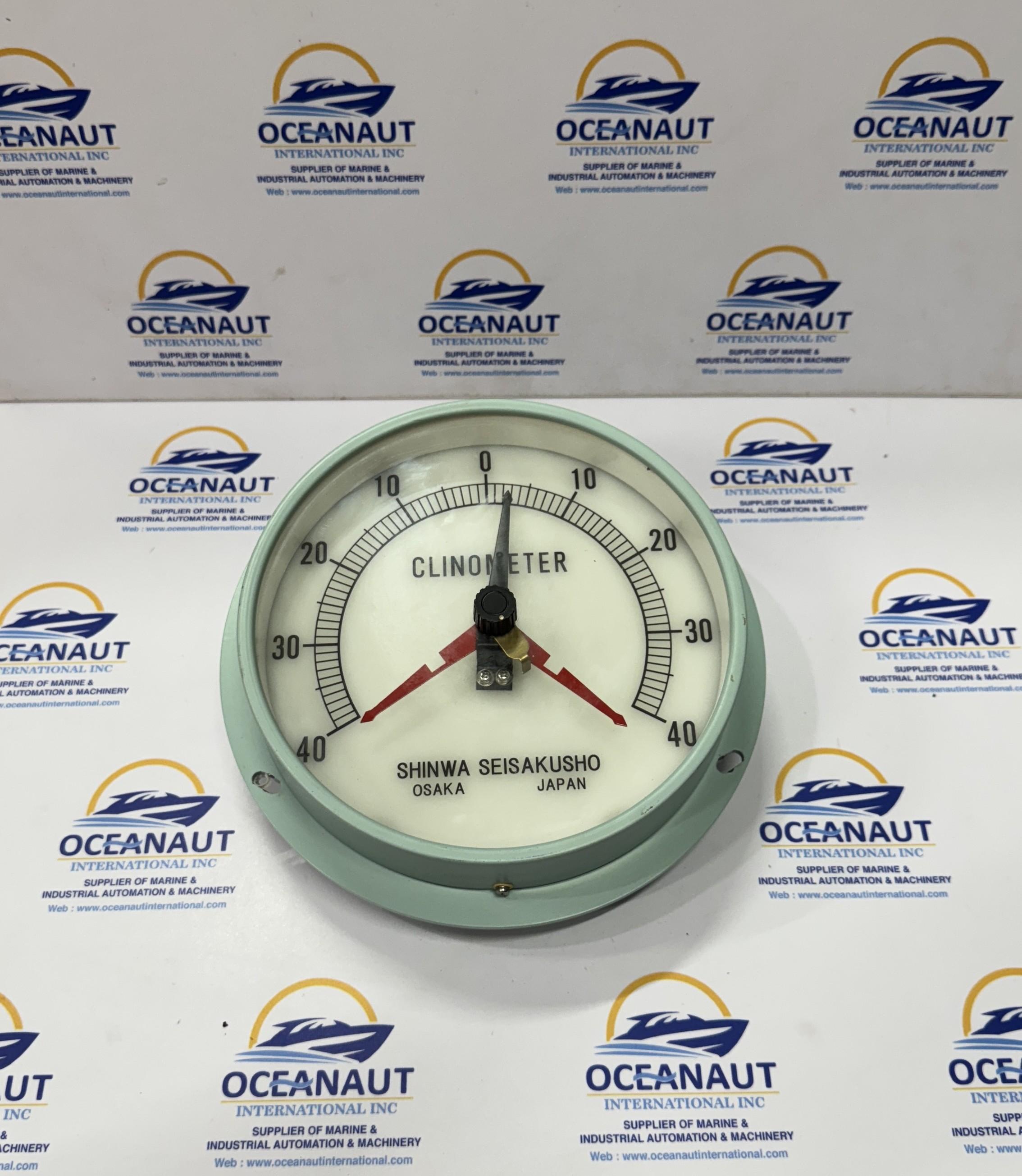 SHINWA SEISAKUSHO MARINE CLINOMETER OSAKA JAPAN TYPE CL.3PE