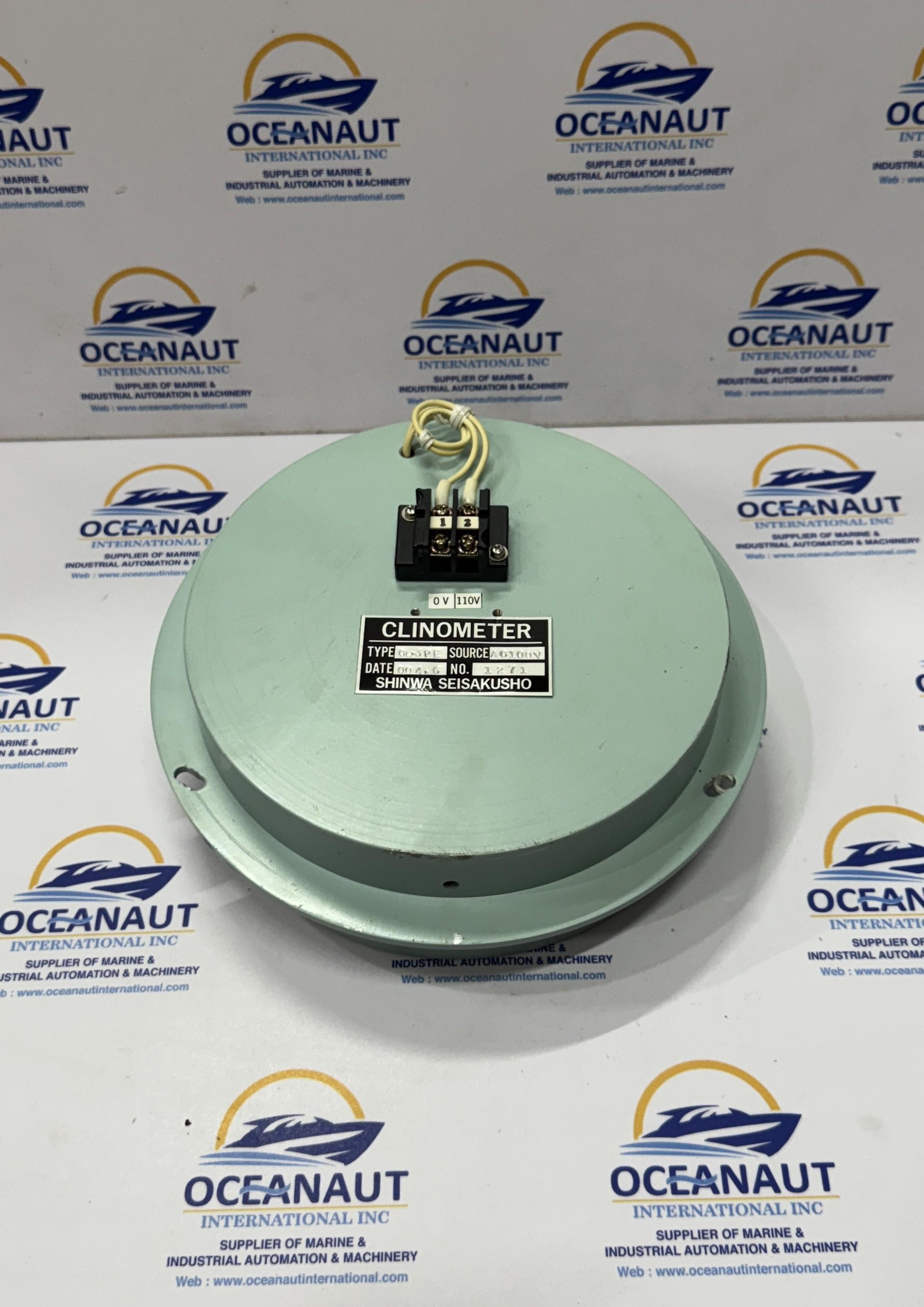 SHINWA SEISAKUSHO MARINE CLINOMETER OSAKA JAPAN TYPE CL.3PE