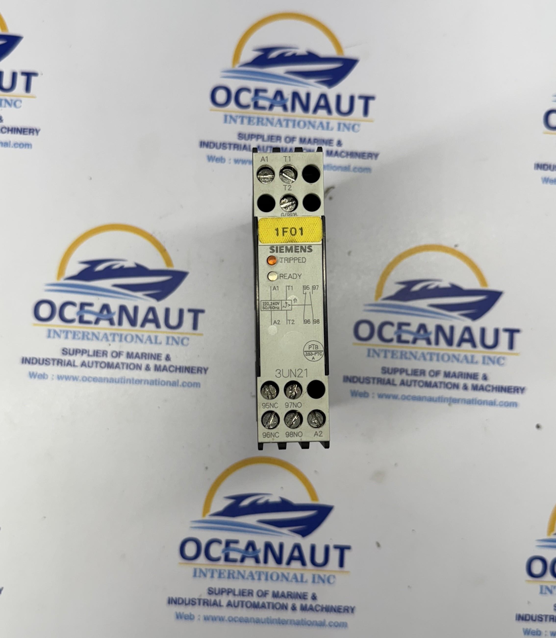 SIEMENS 3UN2100-0AN7 MOTOR PROTECTION RELAY