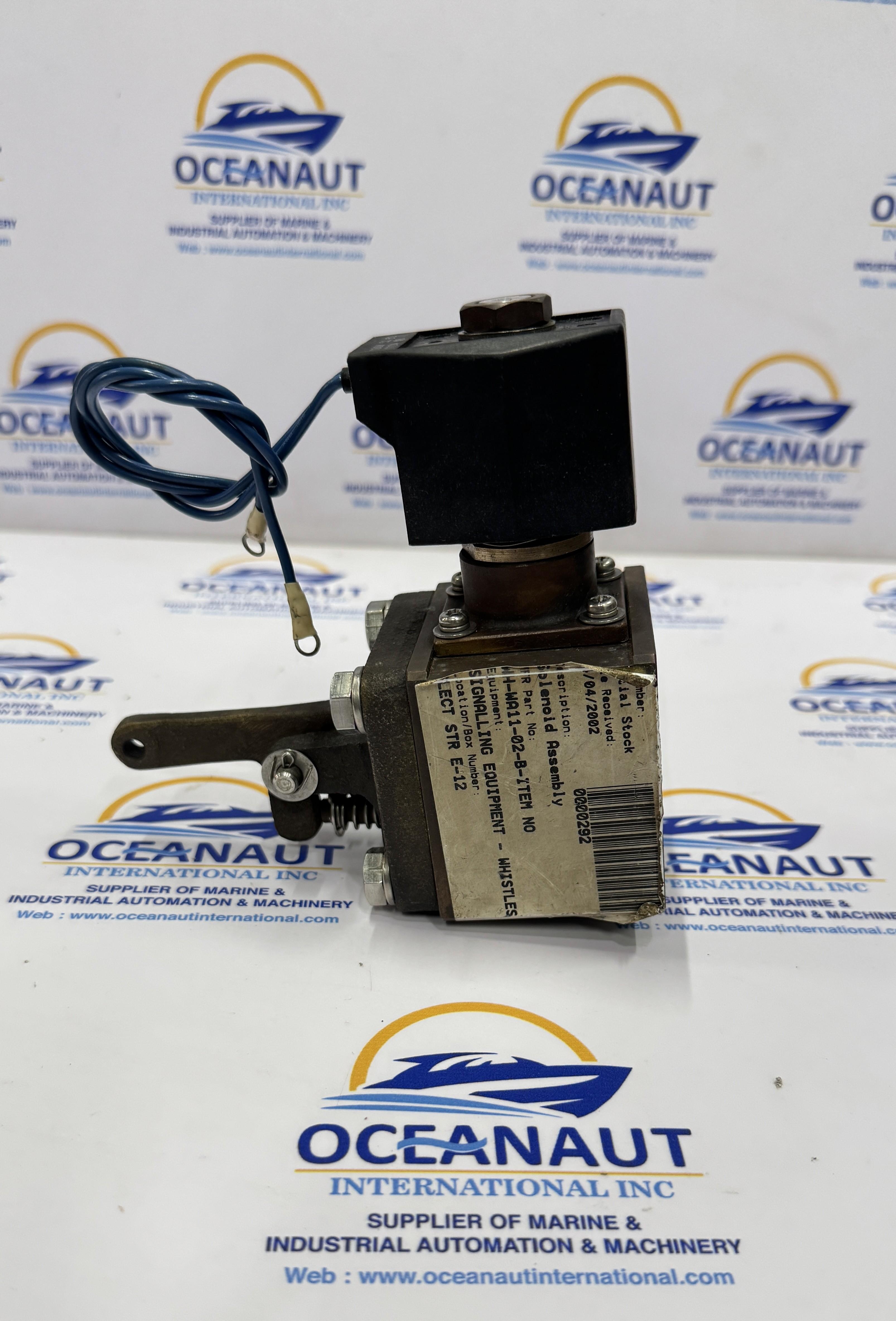 SOLENOID ASSEMBLY FOR WHISTLE AIR HORN