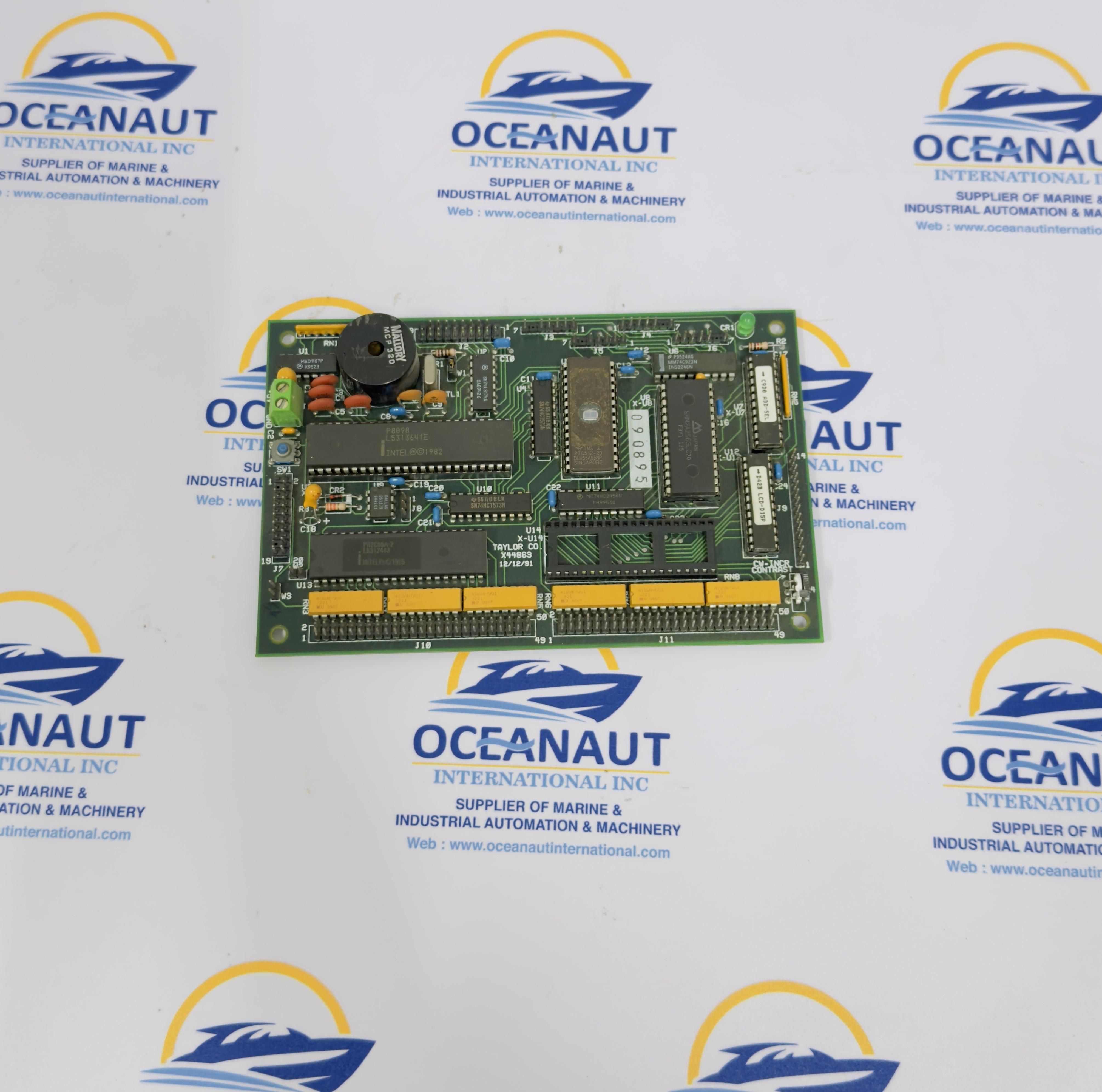 TAYLOR X44863 Frozen Beverage Machine Interface Board PCB