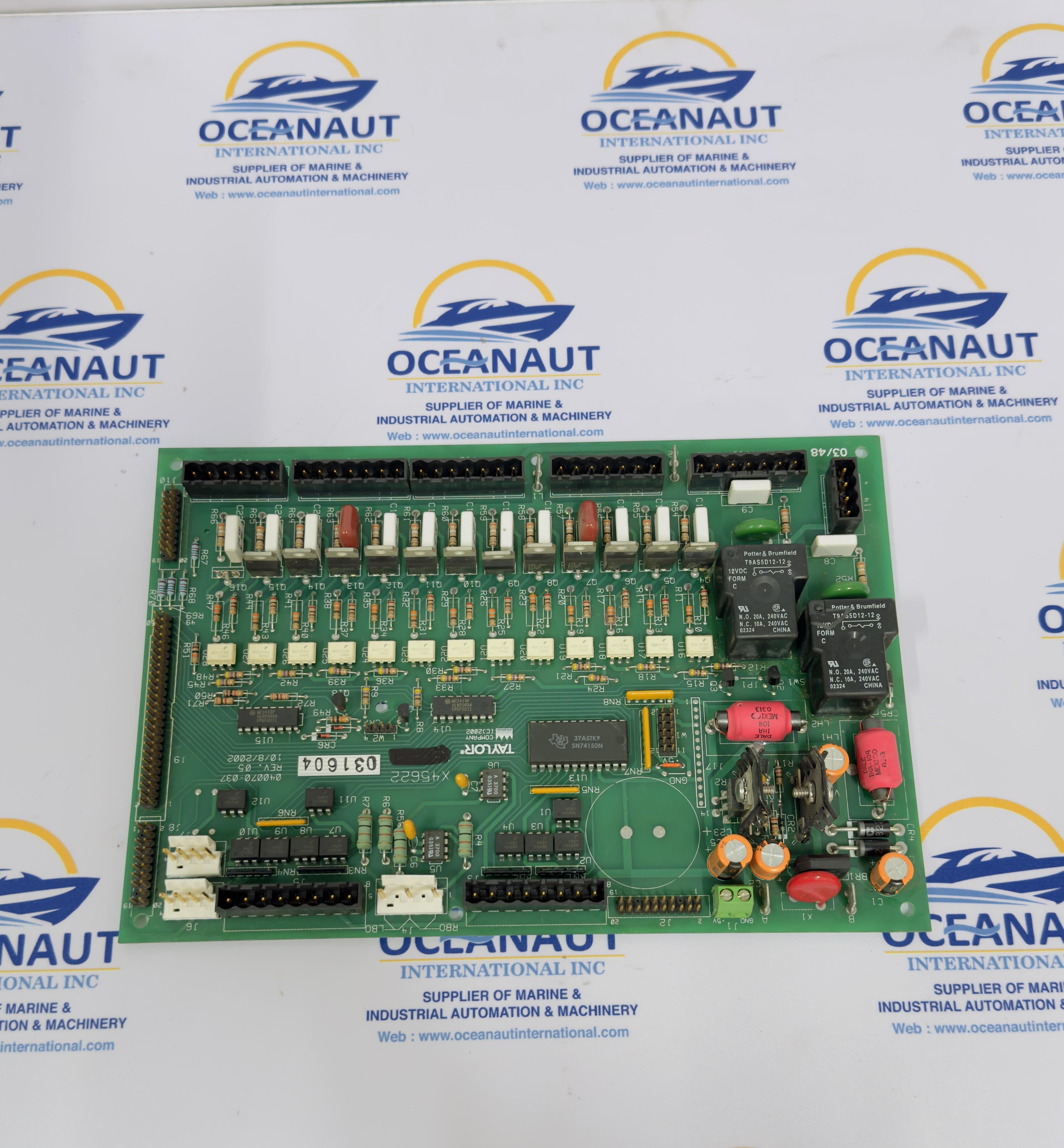 Taylor X45622 040070-037 Frozen Beverage Machine Interface Board PCB