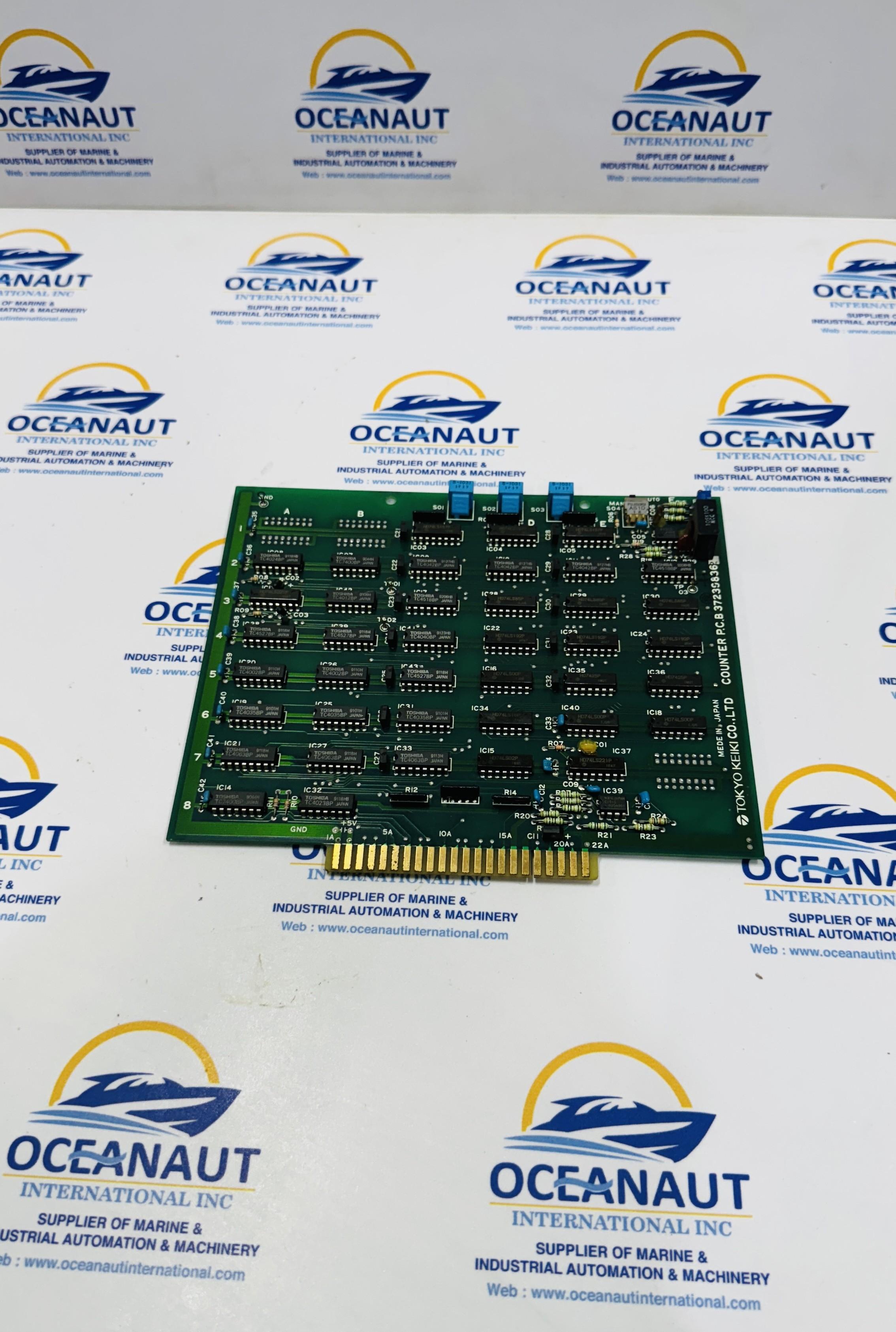 TOKYO KEIKI 372398362 COUNTER PCB CIRCUIT BOARD .