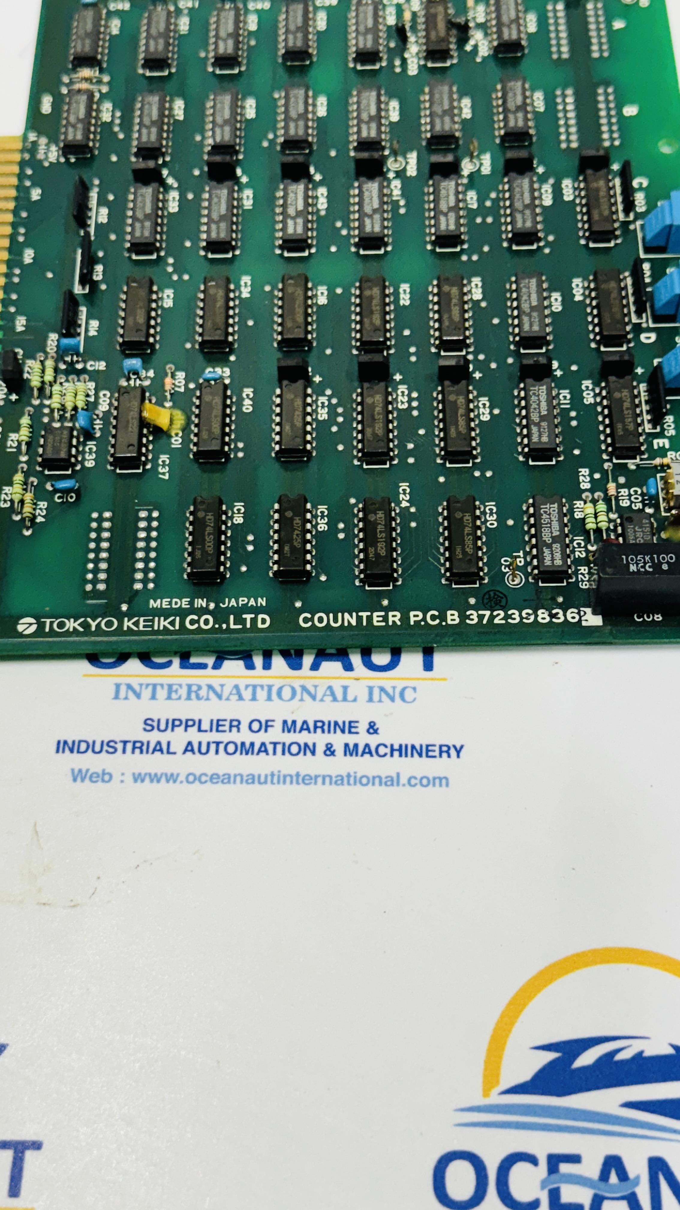 TOKYO KEIKI 372398362 COUNTER PCB CIRCUIT BOARD .