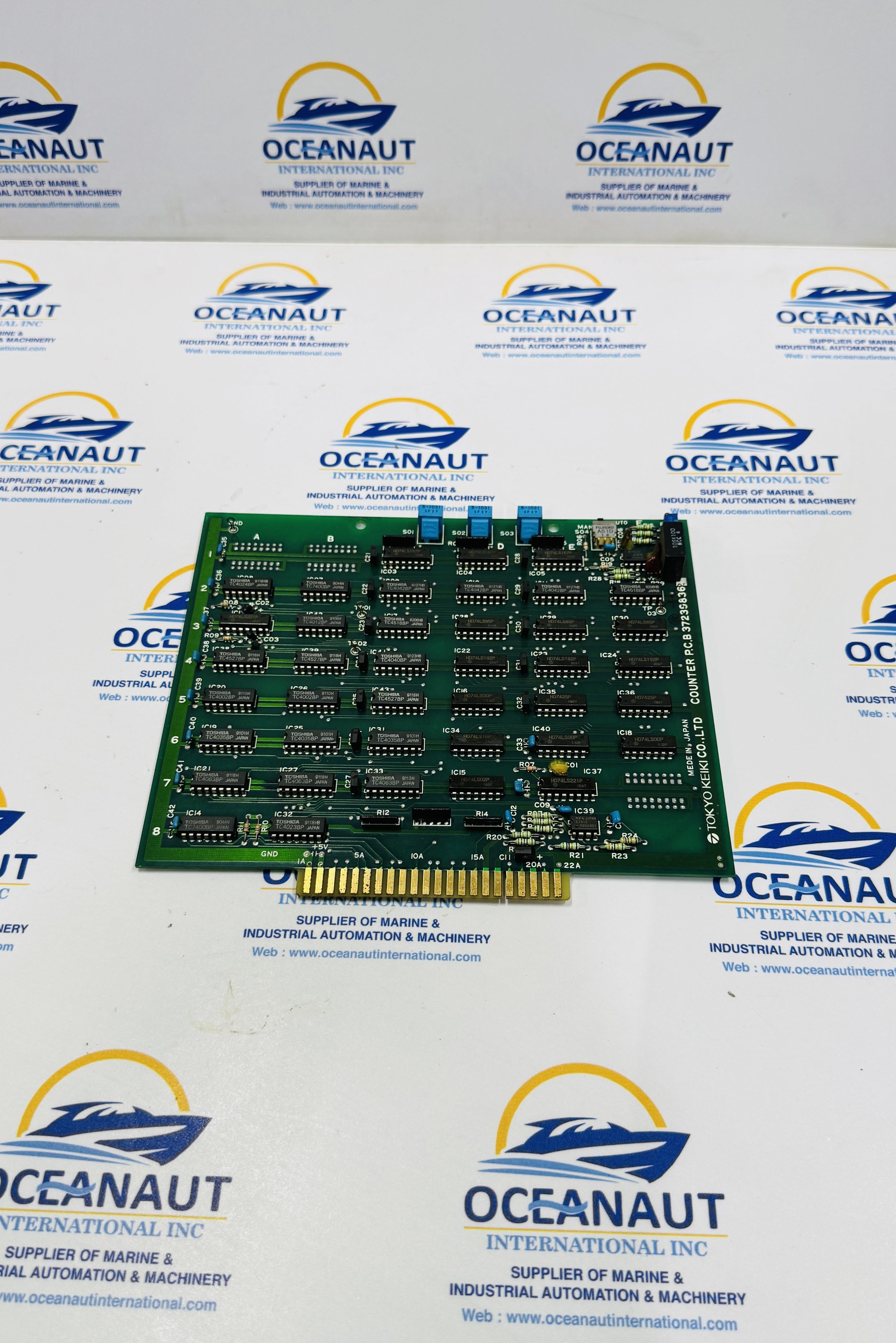 TOKYO KEIKI 372398362 COUNTER PCB CIRCUIT BOARD .