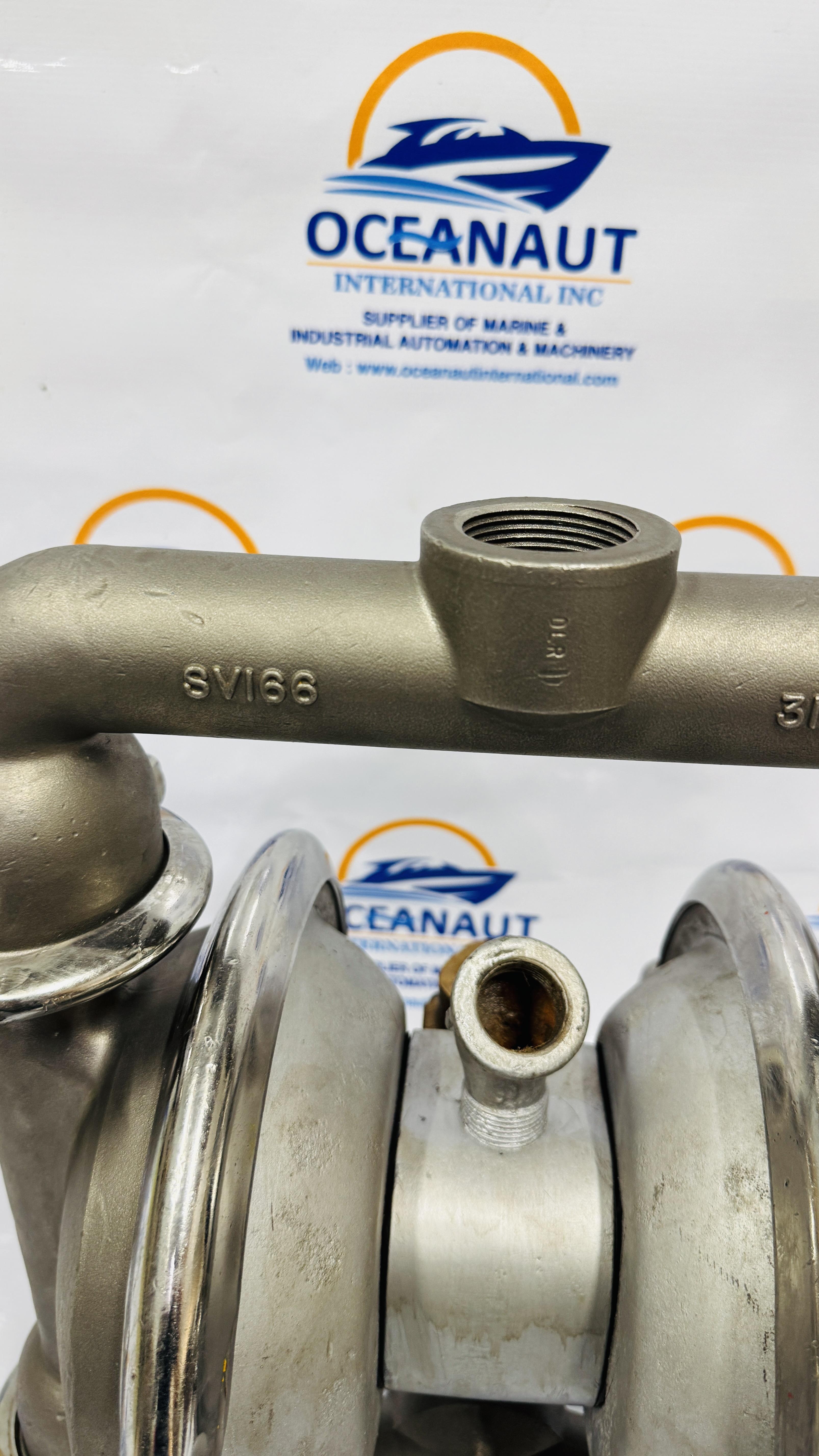 VERSAMATIC PUMP 4 STAINLESS STEEL SS DOUBLE DIAPHRAGM/TRANSFER PUMP 1-1/2