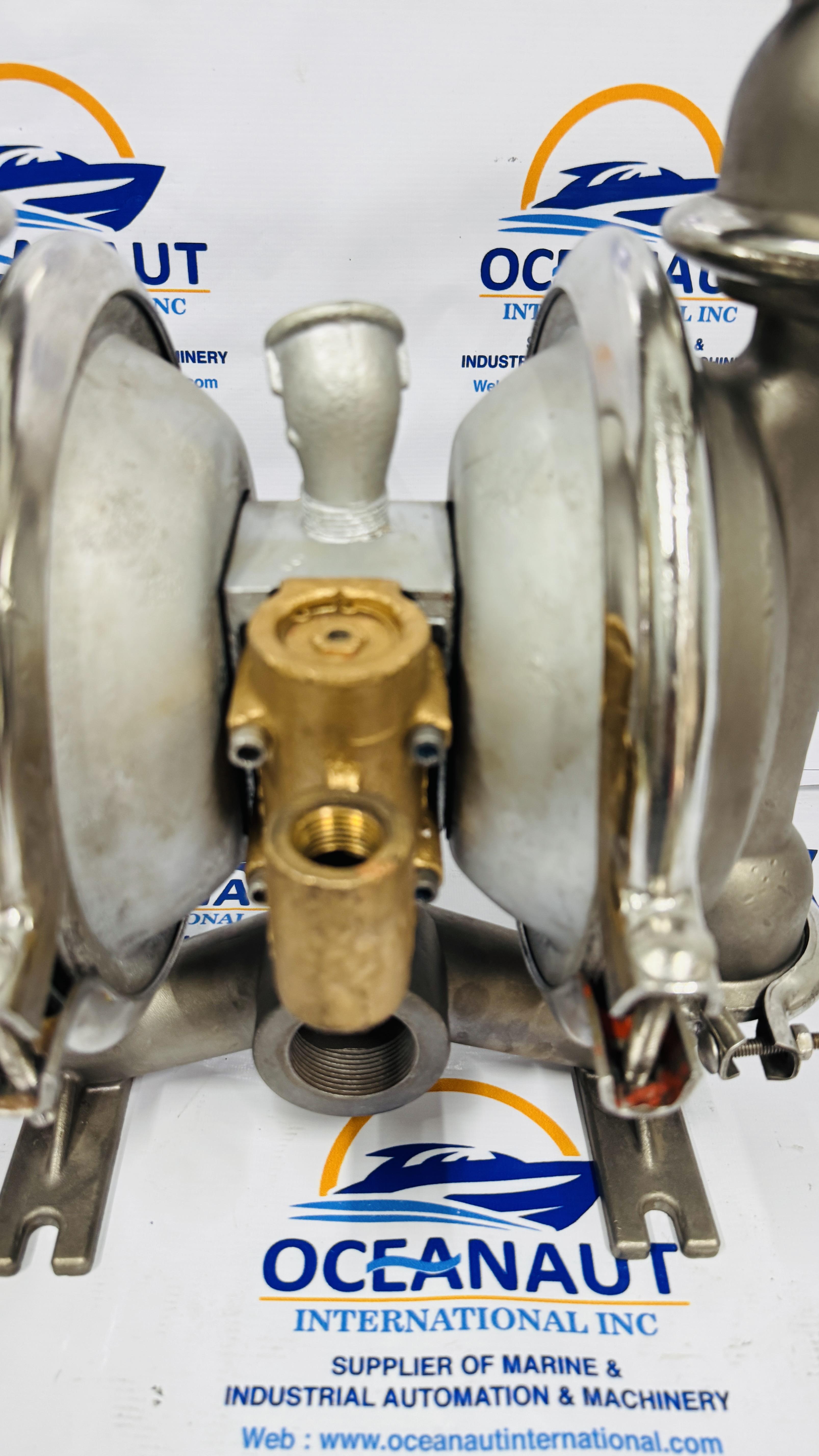 VERSAMATIC PUMP 4 STAINLESS STEEL SS DOUBLE DIAPHRAGM/TRANSFER PUMP 1-1/2