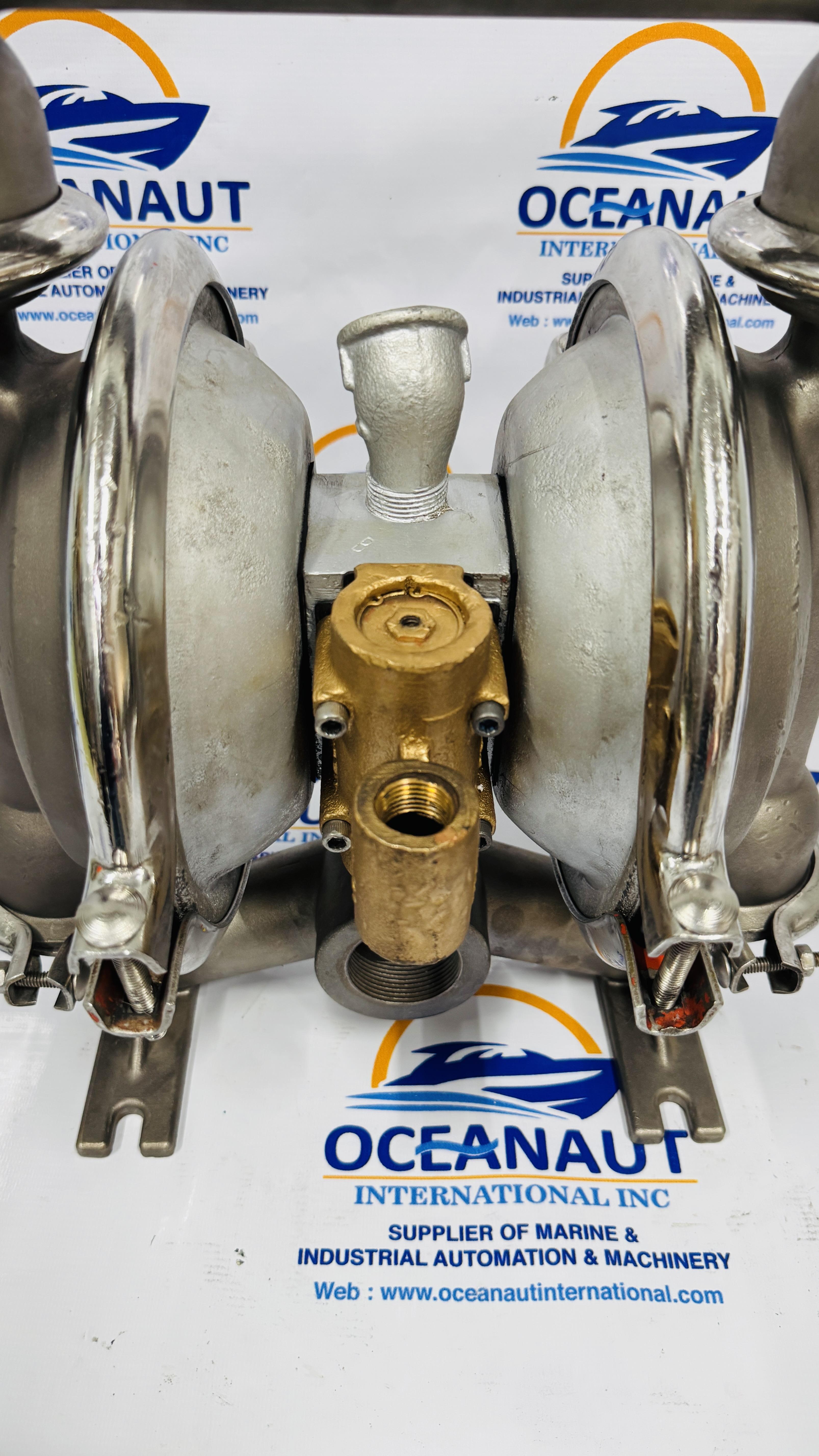 VERSAMATIC PUMP 4 STAINLESS STEEL SS DOUBLE DIAPHRAGM/TRANSFER PUMP 1-1/2