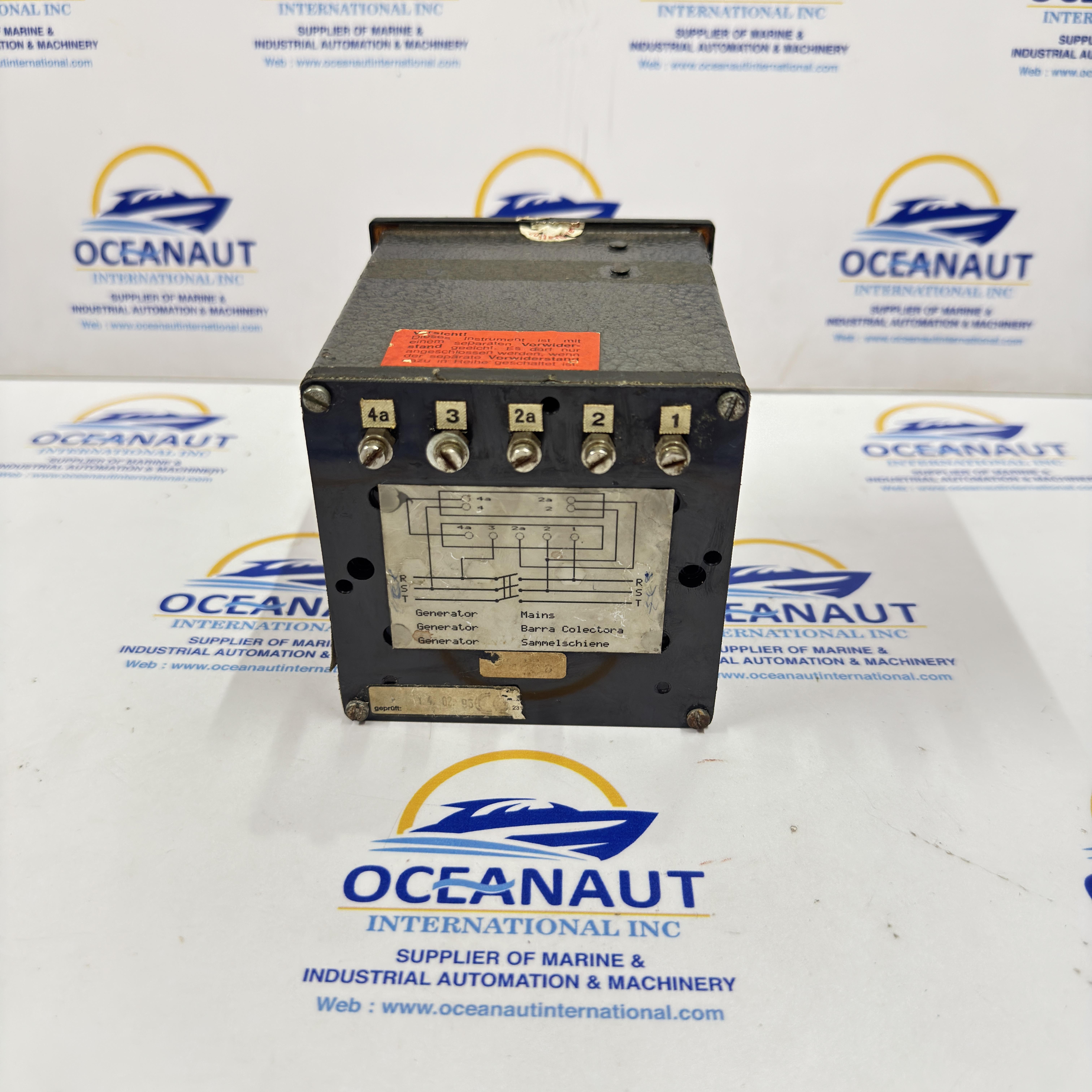 WEIGEL 440V SYNCHROSCOPE METER