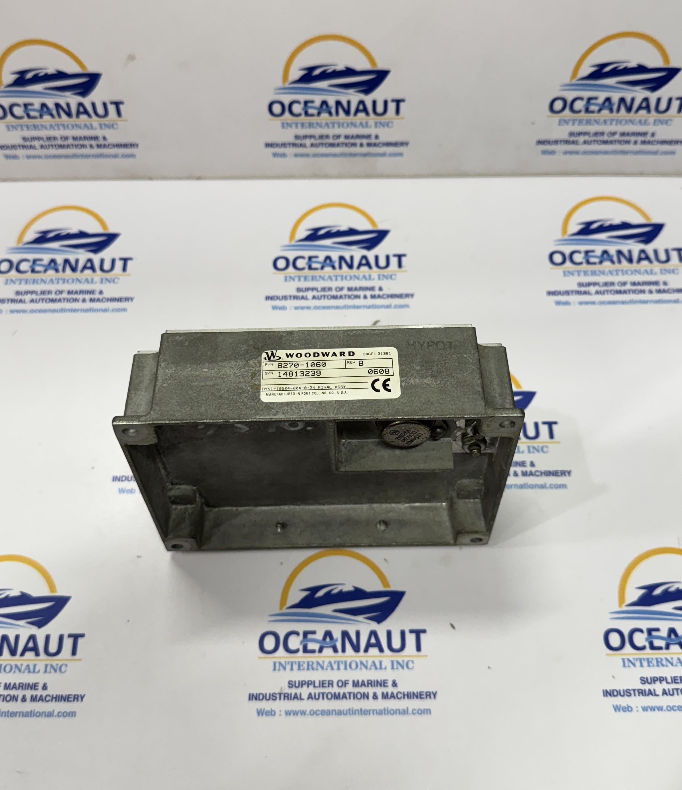 WOODWARD 8270-1060 SPEED CONTROLLER REV.B DYN1-10504-004-0-24 FINAL ASSY