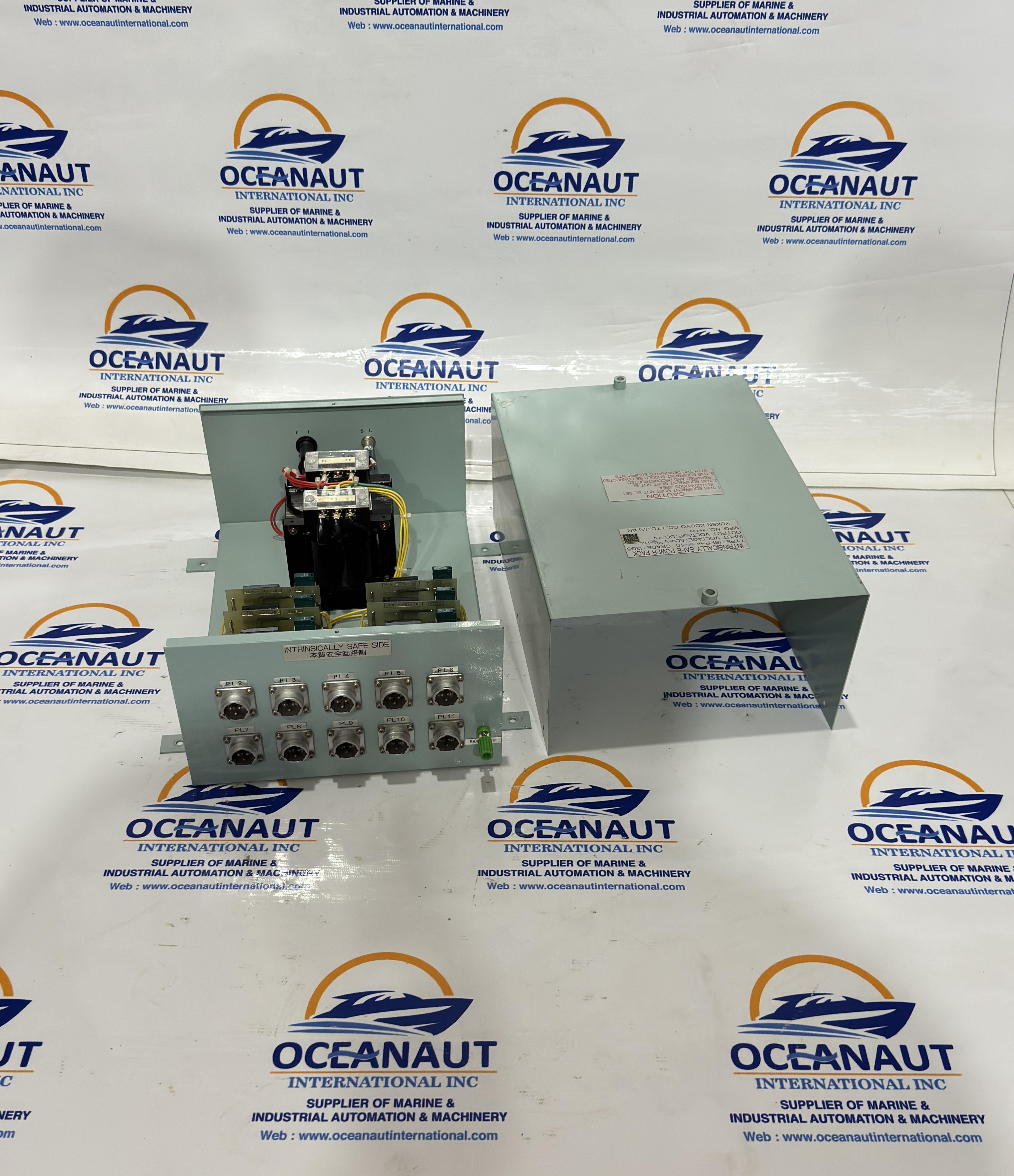 YUKEN KOGYO ISPP-100-100-10 Intrinsically Safe Power Pack AC100V 50/60HZ DC 12V